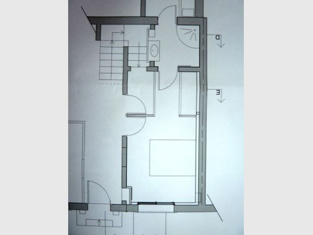 Plan après chambre et salle d'eau - Elodie Bonnet