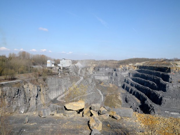 Carrière du bois d'Encade à Bellignies  (Nord)