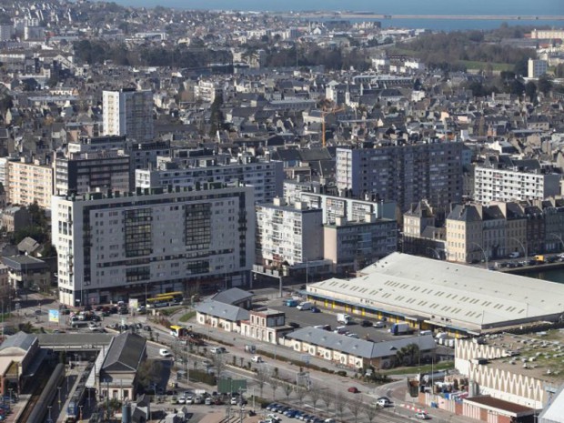 Le quartier de la Divette à Cherbourg 
