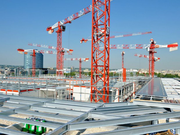 Chantier Balard au futur ministère de la Défense, Paris 15ème