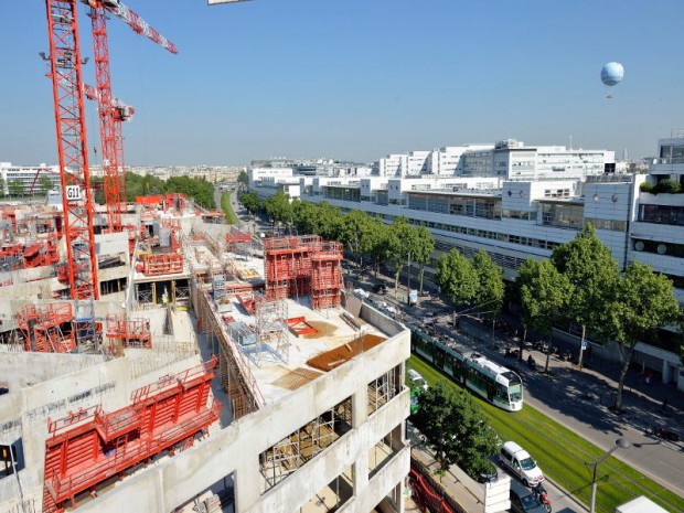 Chantier Balard au futur ministère de la Défense, Paris 15ème