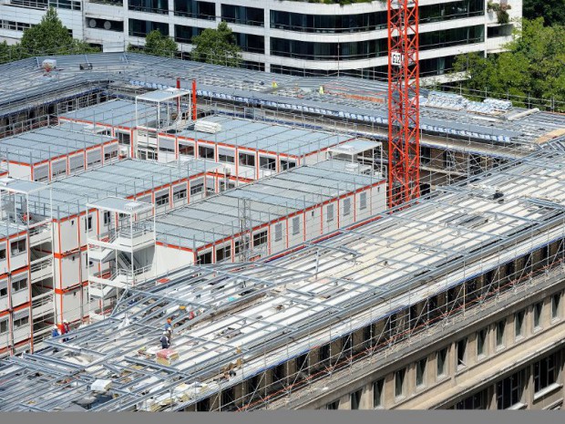 Chantier Balard au futur ministère de la Défense, Paris 15ème