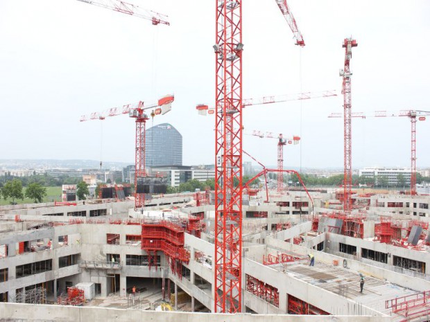 Chantier Balard au futur ministère de la Défense, Paris 15ème