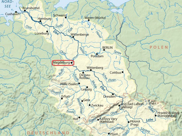 Carte Allemagne centrale