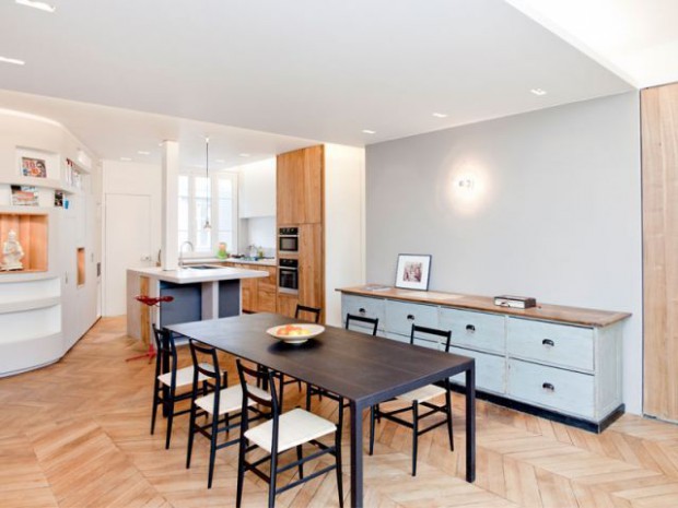 Appartement rénovation 7ème arrondissement / Agence Demont Reynaud /PPil