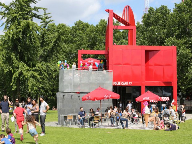 Réhabilitation du Café Folie de Bernard Tschumi  à la Villette