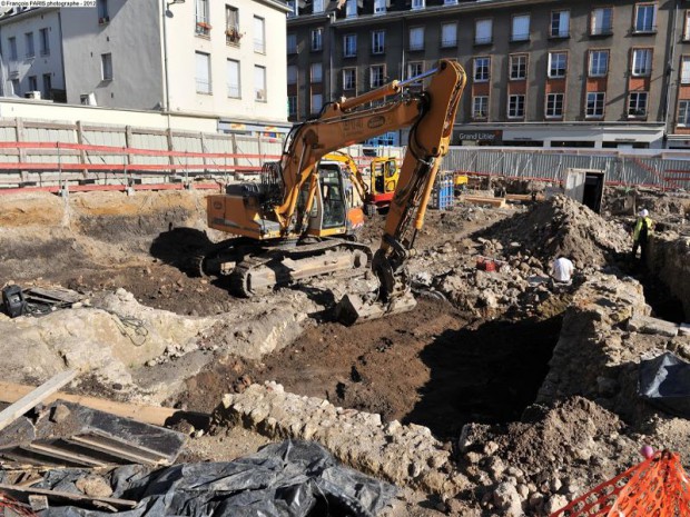 Le parking souterrain du cheval rouge à Orléans