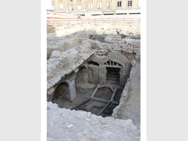 Le parking souterrain du cheval rouge à Orléans