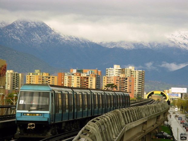 Métro de Santiago du Chili