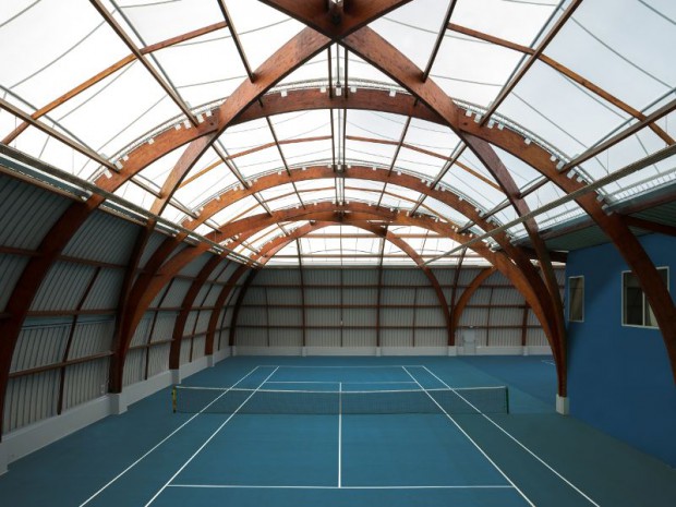 La rénovation du tennis-club de Bourg-la-Reine