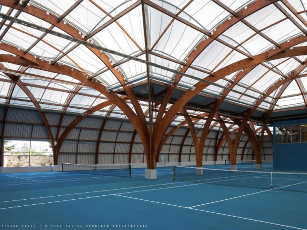 La rénovation du tennis-club de Bourg-la-Reine