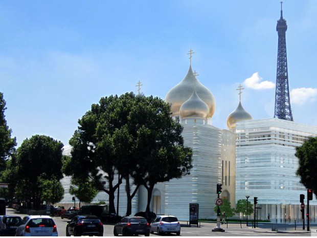 église russe à Paris et Wilmotte 