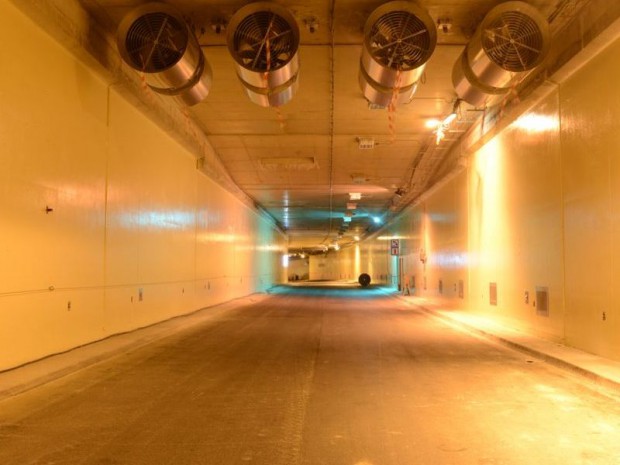 Le tunnel de Toulon et second tube 