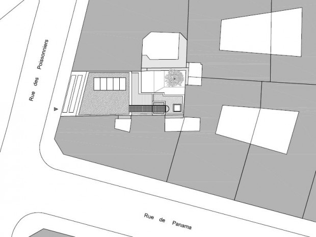 Construction de 6 appartements sociaux dans la rue des Poissonniers, 18ème à Paris