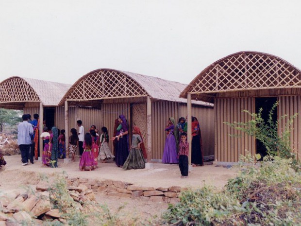 Maison en papier, 2001, Bhuj, Inde