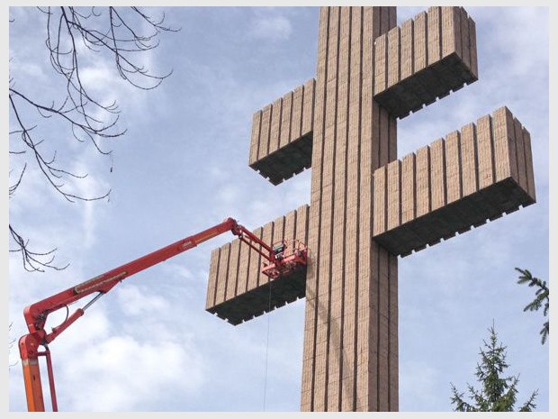 Réfection  de la Croix de Lorraine 