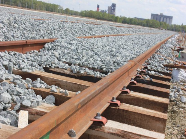 Construction du terminal multimodal sur le Port du Havre