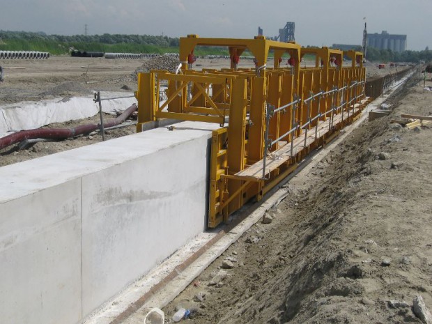 Construction du terminal multimodal au Havre