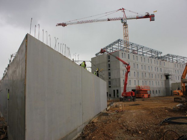 Construction du centre pénitentiaire de Beauvais (Oise)