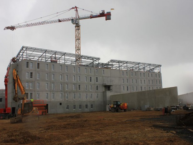 Construction du centre pénitentiaire de Beauvais (Oise)