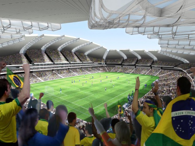 Perspective du stade à Natal 