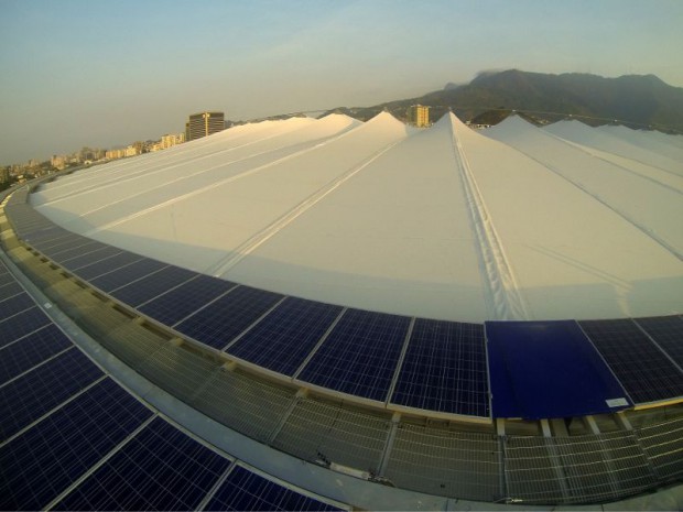 Le stade Maracaña rénové  à Rio de Janeiro (Brésil)