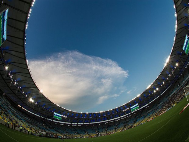 Le stade Maracaña rénové  à Rio de Janeiro (Brésil)