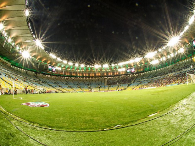 Le stade Maracaña rénové  à Rio de Janeiro (Brésil)