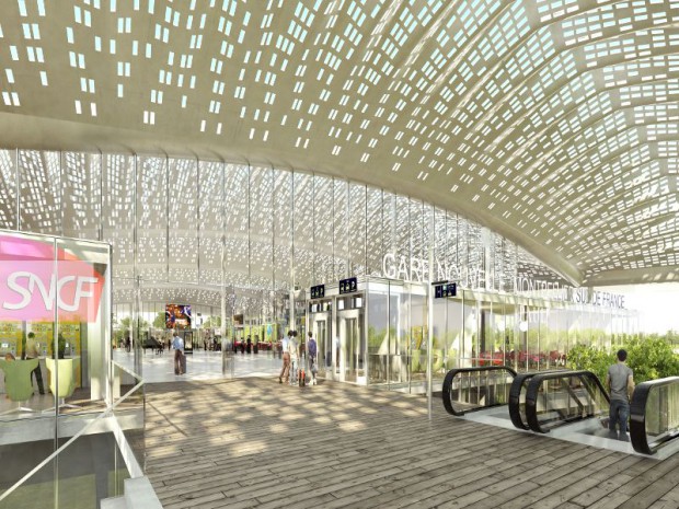 La gare nouvelle de Montpellier Sud de France et projet Icade