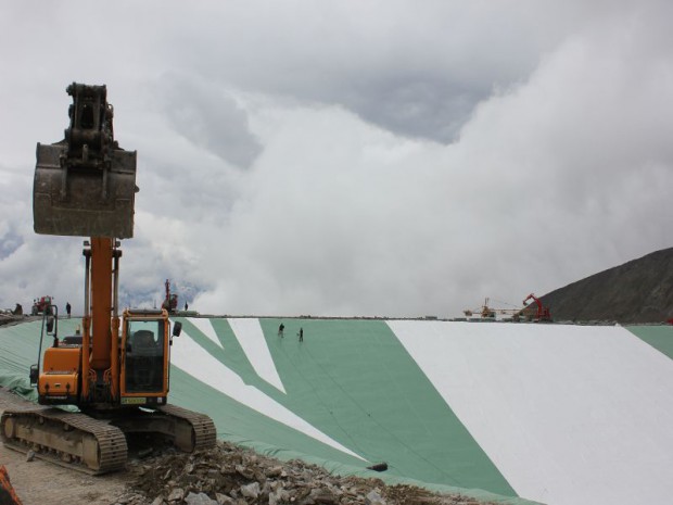 Chantier à l'Alpe d'huez 