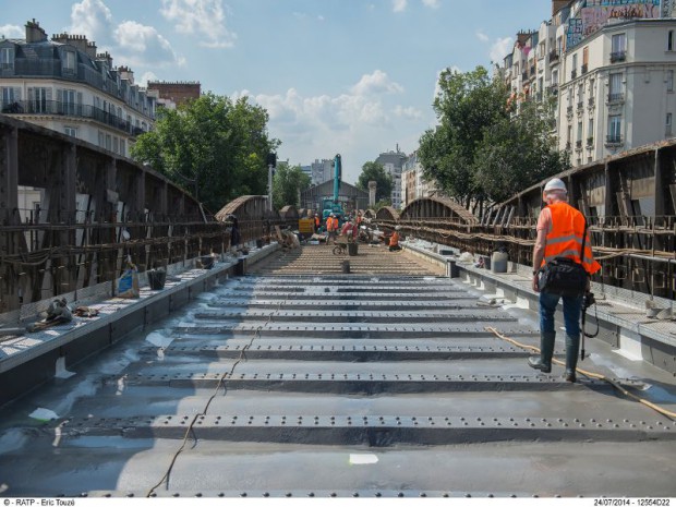 Travaux de consolidation et de réfection du métro de la ligne 6 et RATP