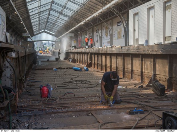 Travaux de consolidation et de réfection du métro de la ligne 6 et RATP