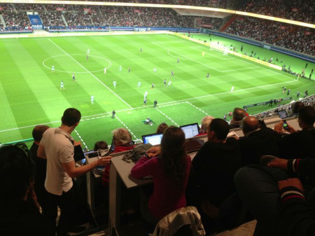 Chantier de la rénovation du Parc des Princes