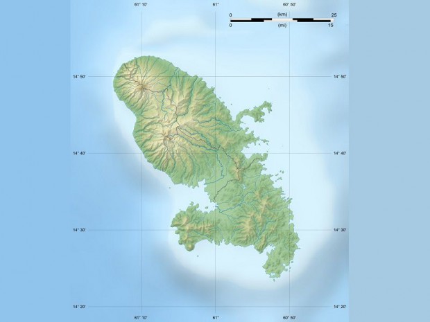 Carte Martinique