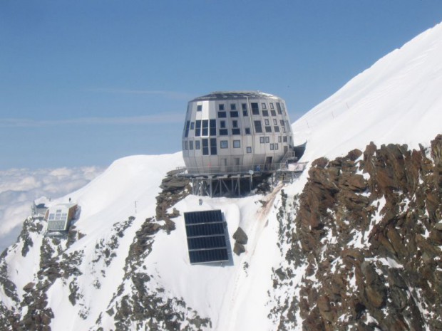 Inauguration le samedi 6 septembre 2014 du nouveau Refuge du Goûter (Haute Savoie), 3.835 m 