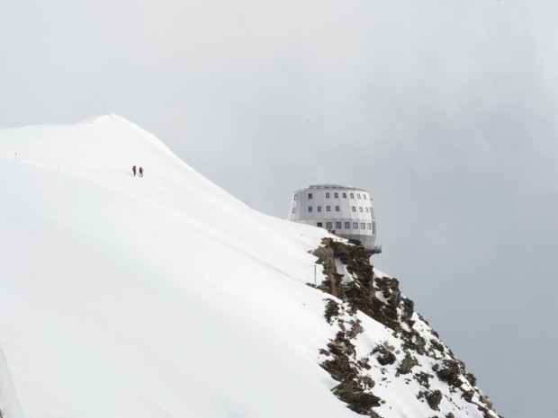 Inauguration le samedi 6 septembre 2014 du nouveau Refuge du Goûter (Haute Savoie), 3.835 m