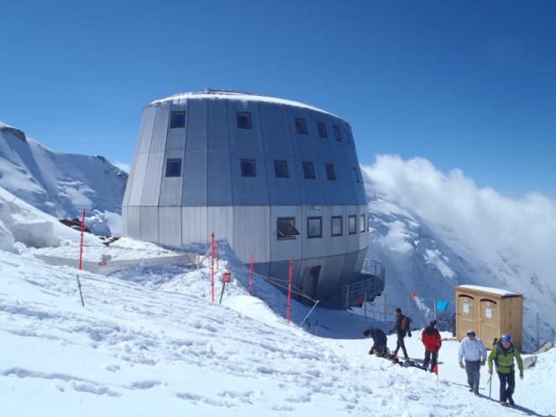 Inauguration le samedi 6 septembre 2014 du nouveau Refuge du Goûter (Haute Savoie), 3.835 m