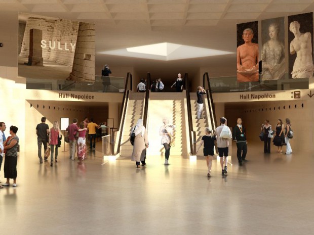 Le projet de réhabilitation et réorganisation des accès de la Pyramide du Louvre