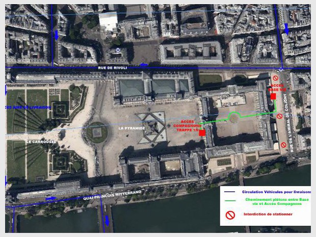 Le projet de réhabilitation et réorganisation des accès de la Pyramide du Louvre