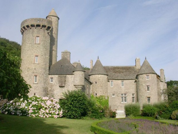 Vue du manoir