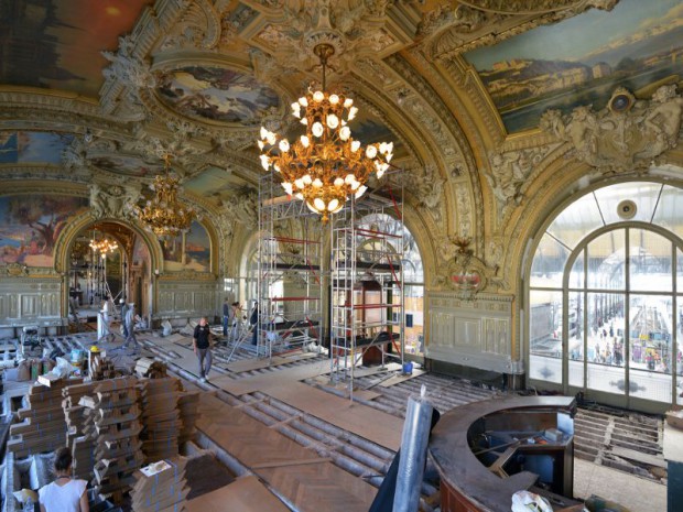 Rénovation du Train Bleu à Paris et agence Duthilieul