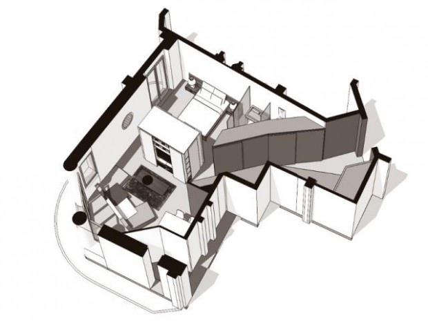 Rénovation d'un apprtement des années 1940 à Montpellier