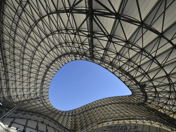 Inauguration du nouveau Vélodrome à Marseille 