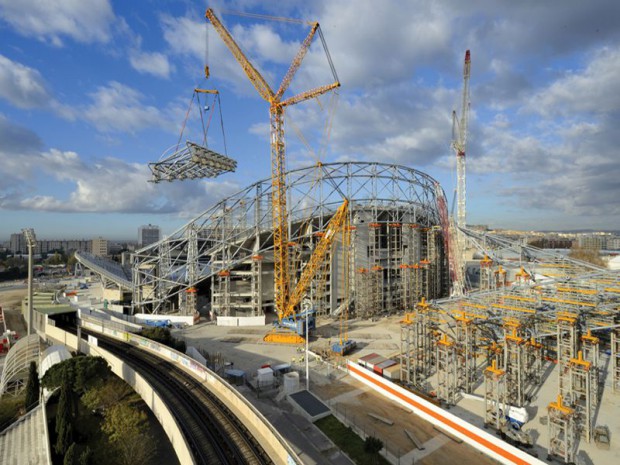 Inauguration du nouveau Vélodrome à Marseille