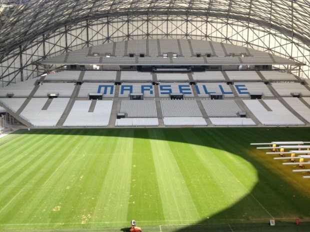 Inauguration du nouveau Vélodrome à Marseille