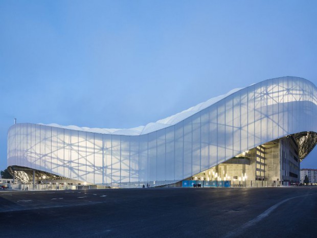 Inauguration du nouveau Vélodrome à Marseille