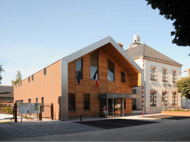 Atelier Poinville pour l'extension de la Mairie de