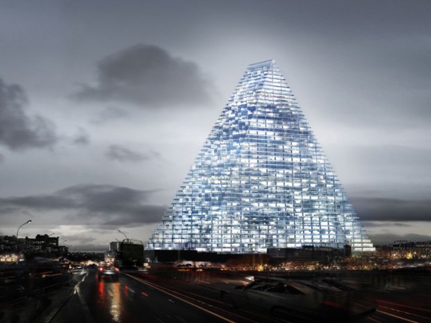 La Tour Triangle et nouvelles perspectives et Herzog & de Meuron 