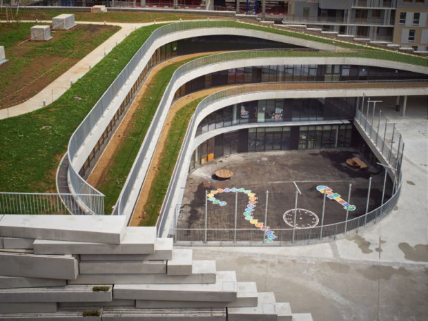 Réalisation du Groupe scolaire à Boulogne-Billancourt