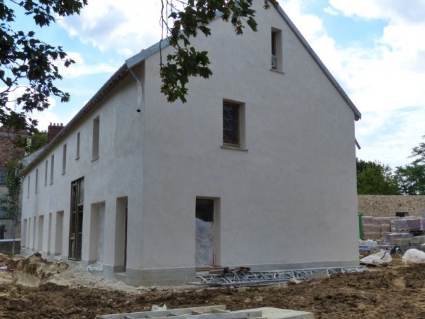 Loges en Josas - chantier béton de chanvre